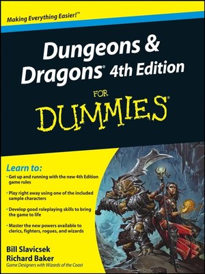 cover image of Dungeons and Dragons for Dummies